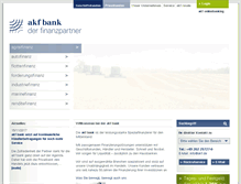 Tablet Screenshot of akf.de